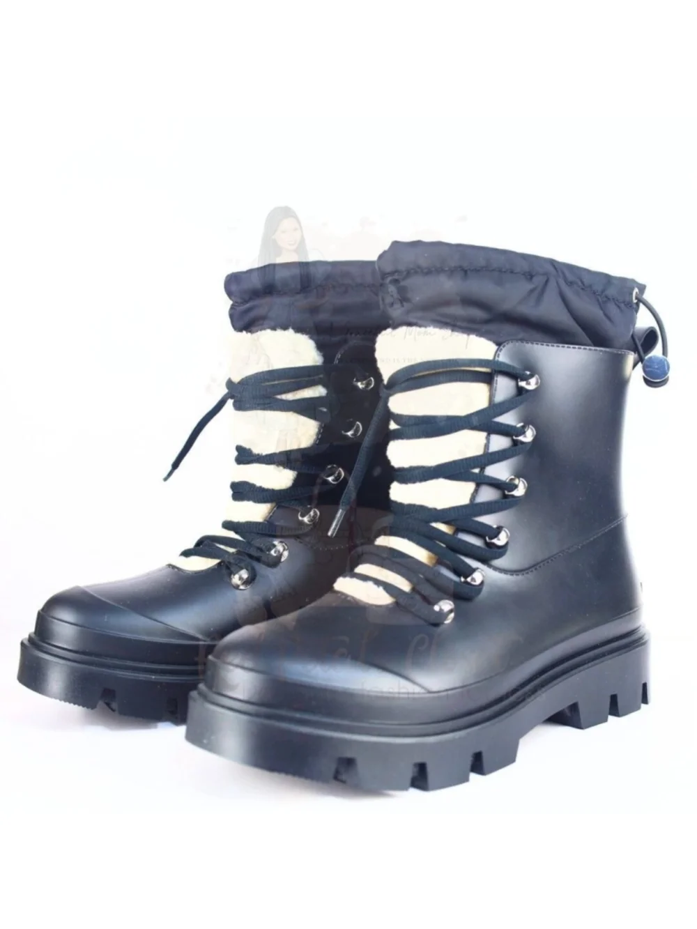 Marc Fisher Ltd. Women's Faux Fur Weatherproof Boots Black Size 6